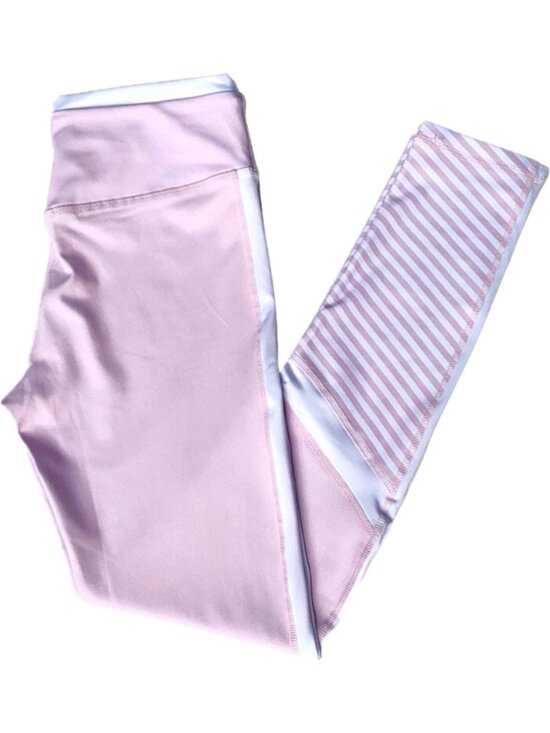 Leg Republic Pants - Leg Republic Pink Striped Leggings